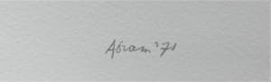 Ronald Abram - Abstract geometrische compositie kopen? Bied vanaf 50!