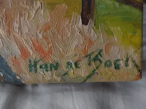 Niet of onleesbaar gesigneerd - Landschap met bomenrij kopen? Bied vanaf 10!