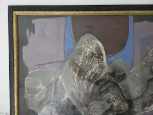 Ru van Rossem - Liggende vrouw. Naakt. Mooi ingelijst. kopen? Bied vanaf 129!