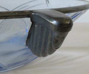 Curiosa - Art Deco 7-delige persglazen fruit set met verzilverde rand kopen? Bied vanaf 1!