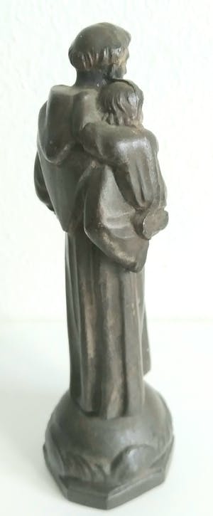 Brons (Onbekend) - oud verbronsd beeld van Antonius van Padua kopen? Bied vanaf 1!