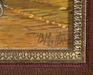 Niet of onleesbaar gesigneerd - Olieverf op paneel, Straatgezicht kopen? Bied vanaf 1!