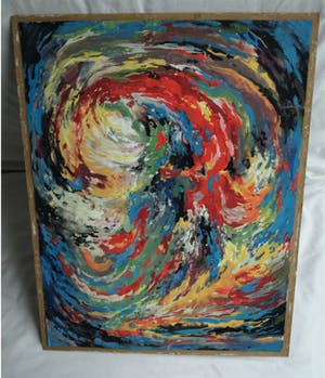 Klaas Pijlman - 2 Gouaches, “Vogels” en “Storm” – 1961 kopen? Bied vanaf 1!