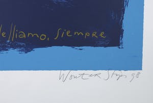 Wouter Stips - Zeefdruk, Siempre viene cuando le lliamo, siempre kopen? Bied vanaf 1!