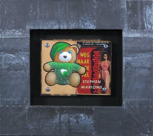 Jan Bollaert - Acryl op papier, Weg naar de hel- Ingelijst kopen? Bied vanaf 1!