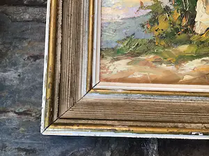 Niet of onleesbaar gesigneerd - Huis op heuvel. kopen? Bied vanaf 1!