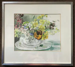 Onbekend - Aquarel vaas met bloemen kaufen? Bieten Sie von 45!