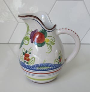 Faience  ( st Michel) Moustiers - Henriot Quimper, Faience de Moustier, Menegatti Firenze - Drie stuks Frans en It kopen? Bied vanaf 1!