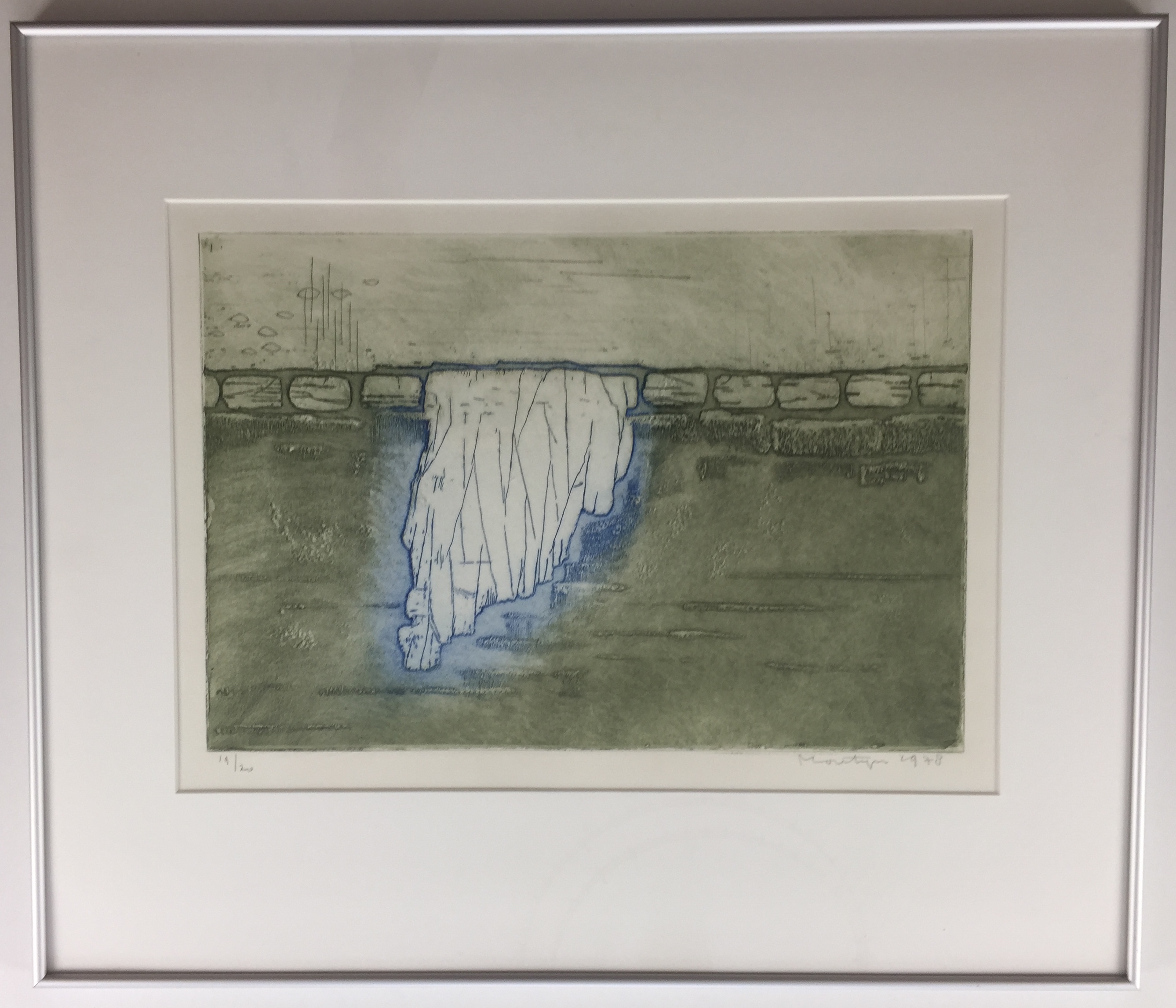 Jan Montyn - kleurenets, 'La roche bleu Cambodia', 1978 (KLEINE OPLAGE!) kopen? Bied vanaf 179!