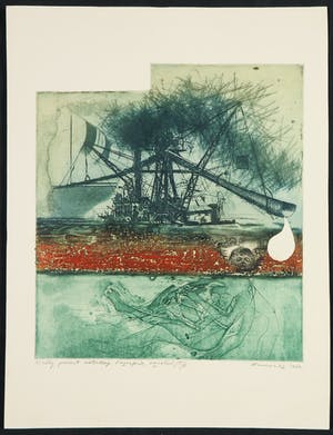 Szanto Andreasz - Lot van drie etsen, Scherzo + Ninety percent waterdeep + Ancienne porcelaine kopen? Bied vanaf 50!