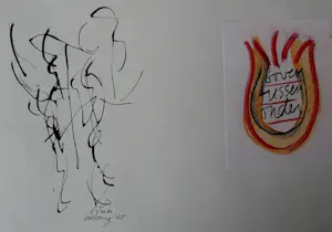 Simon Vinkenoog - Boek: Louter genieten, met teksten en reproducties - 1993 kopen? Bied vanaf 40!