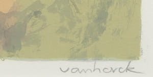 Hans Vanhorck - Litho, Meditation - Ingelijst kopen? Bied vanaf 1!