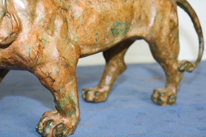 Pierre Chenet - bronzen leeuw kopen? Bied vanaf 350!