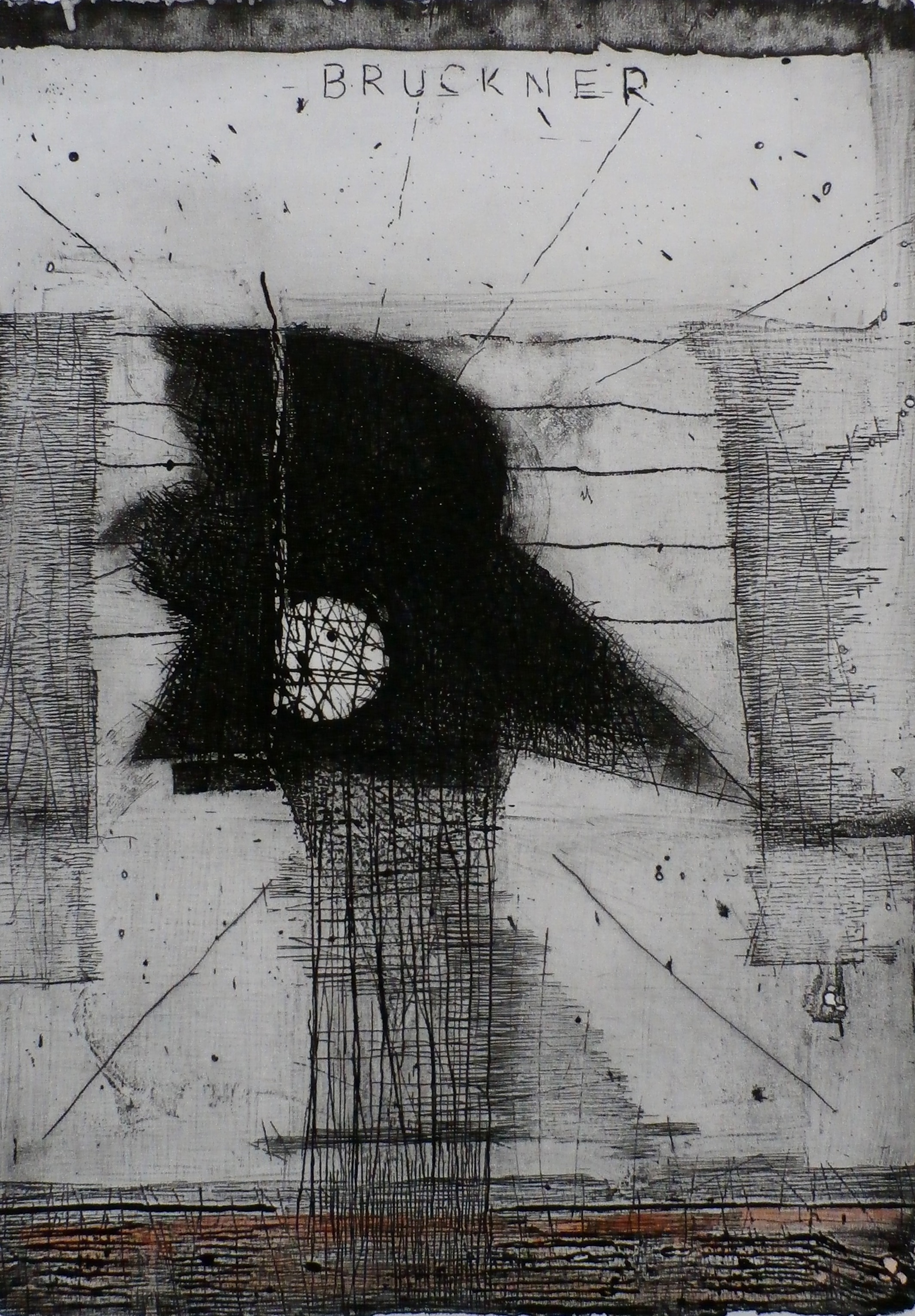 Guillaume Le Roy - handingekleurde ets - 1994 verkocht voor € 55!