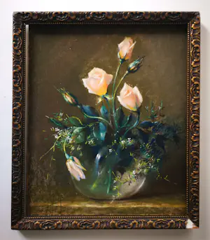 Cyriacus Bleys - Bloemen in vaas. Pastelkrijt. kopen? Bied vanaf 99!