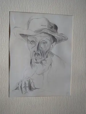 Niet of onleesbaar gesigneerd - Mansportret - Vincent van Gogh ? kopen? Bied vanaf 1!