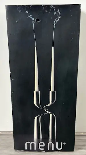 Mikaela Dörfel - Menu set Tango kandelaars rvs kopen? Bied vanaf 99!