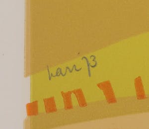 Harr Scheffer - Linosnede, Lentelandschap kopen? Bied vanaf 1!