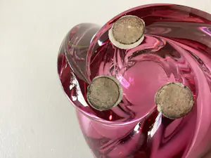 Val-Saint-Lambert - Kristal object roze glas kopen? Bied vanaf 85!