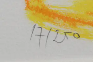 Paul de Lussanet - Ingelijste zeefdruk: 'Hommage aan Cobra' - 1989 kopen? Bied vanaf 85!