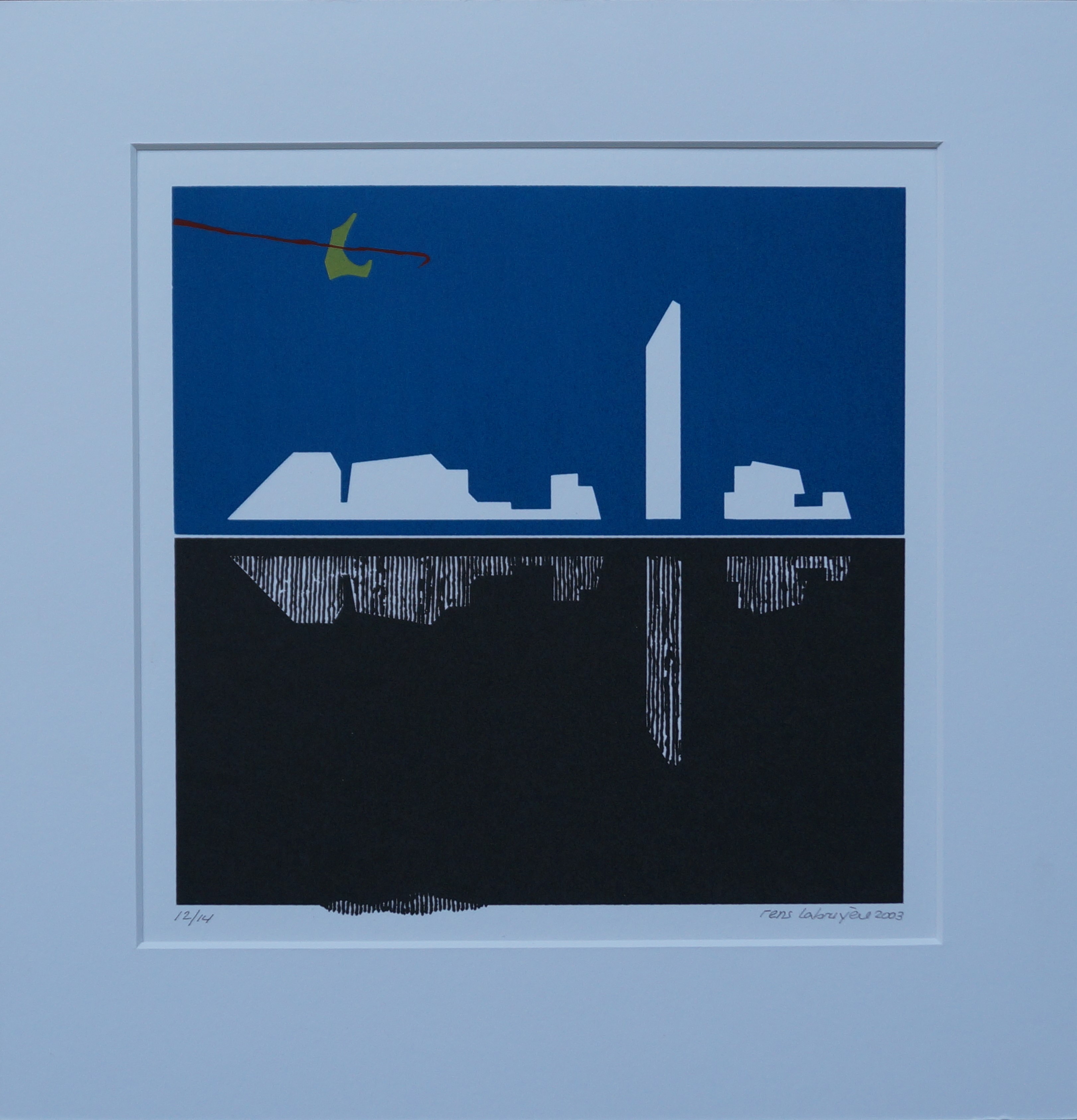 Rens Labruyere - gesigneerde zeefdruk kopen? Bied vanaf 20!