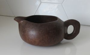Niet of onleesbaar gesigneerd - Antieke Chinese houten pot en beker uit de 19e eeuw kopen? Bied vanaf 10!