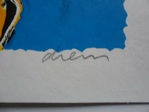 Peter Diem - Zeefdruk, Bonte koe kopen? Bied vanaf 30!