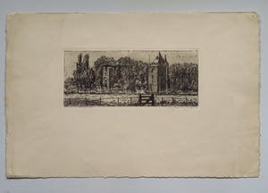 Eugene Rensburg - Ruïne van Brederode - Ets kopen? Bied vanaf 45!