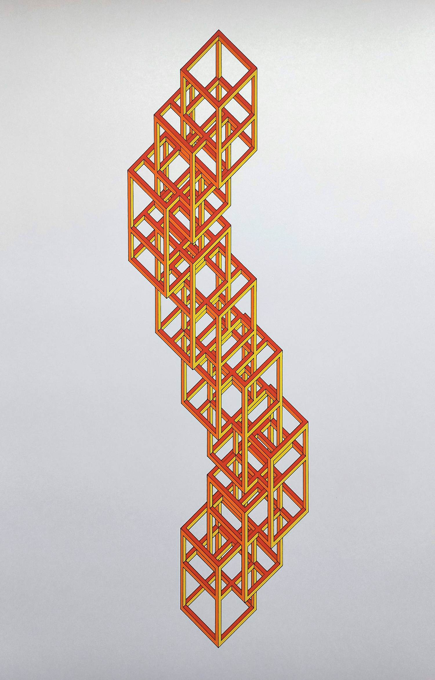 Joost Baljeu - Inner Dimensions, zeefdruk (groot) kopen? Bied vanaf 150!