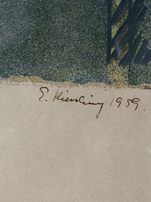 Niet of onleesbaar gesigneerd - Haan op de torenspits kopen? Bied vanaf 1!