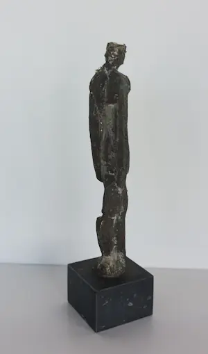 Andre Vranken - Bronzen beeld, Staand figuur / Messina + boek! kopen? Bied vanaf 100!