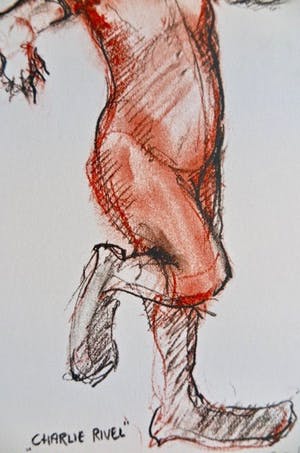 Kees Verkade - Clown met bal - Mooi ingelijst kopen? Bied vanaf 49!