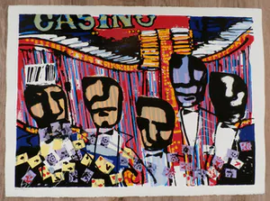 Buy Herman Brood - zeefdruk: Casino? Bid from 399!