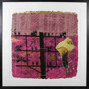 Mark Verdoes - Zeefdruk, Zonder titel VII - Ingelijst kopen? Bied vanaf 20!