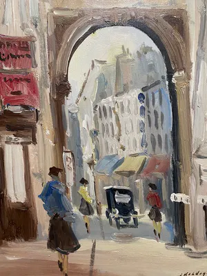 Jan Kelderman - Paris, Rue Saint Denis kopen? Bied vanaf 115!