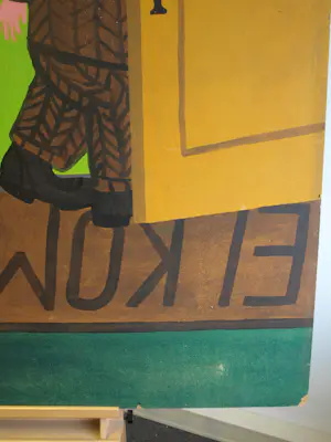 George Degenhart - Acrylverf op board , Welkom – 135 x 125 cm. – 1971 kopen? Bied vanaf 100!