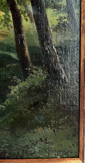 Hermanus Willem Koekkoek - Gezelschap in het bos kopen? Bied vanaf 1200!