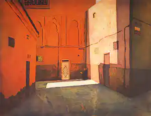 Marcel Schellekens - Kleurenets, Marrakech (Groot) verkocht voor € 100!