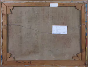 Aart Roos - Olieverf op doek, Fabrieken bij avond - Ingelijst kopen? Bied vanaf 100!