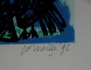 Corneille - Ingelijste zeefdruk: Trois images d'un été - 1992 kaufen? Bieten Sie von 225!