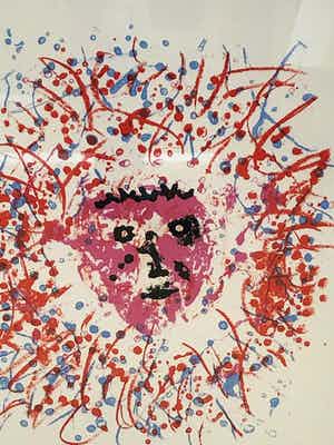 Jef Diederen - Facess I ( met lijst) verkocht voor € 75!