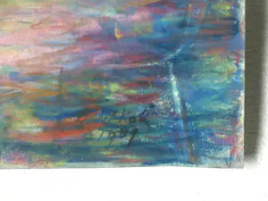 Bessel Kok - Pastelkrijt , ‘Bloementuin’ – 1989 kopen? Bied vanaf 70!