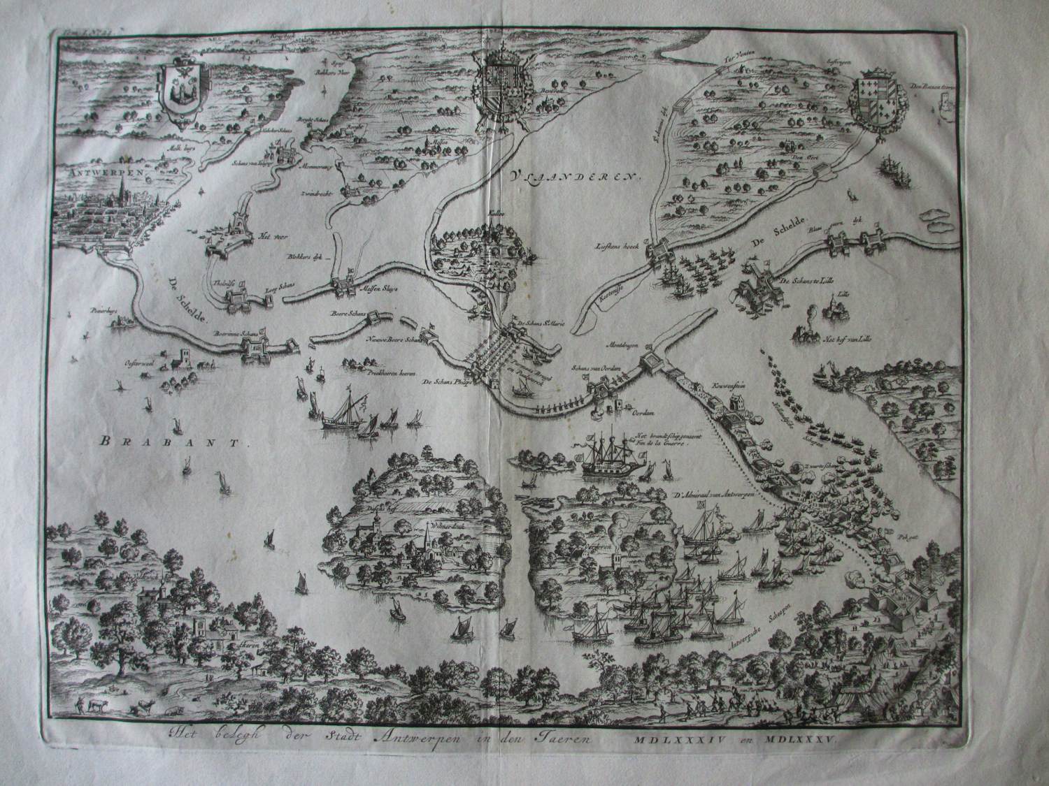 Jan Luyken - Het Belegh der stadt Antwerpen in den Jaeren 1584 en 1585 kopen? Bied vanaf 45!