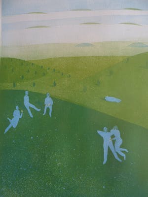 Koosje Wagenaar - Litho, titel, "Yersterday ". kopen? Bied vanaf 30!