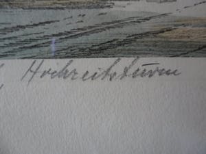 Niet of onleesbaar gesigneerd - Kleuren ets. Darmstad kopen? Bied vanaf 10!