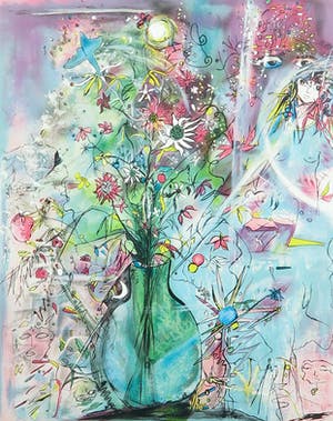 Sandra Jayat - Litho, Zonder titel - Ingelijst kopen? Bied vanaf 1!