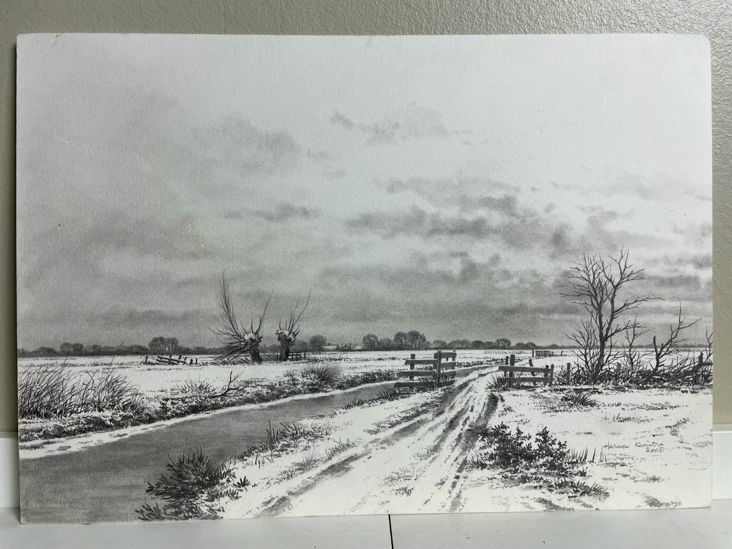 Harmen Kooistra - Sneeuwlandschap kopen? Bied vanaf 55!