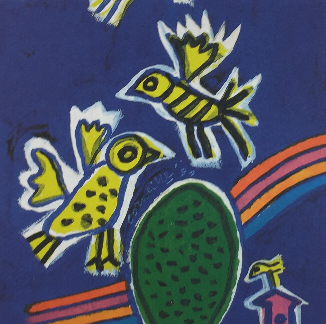 Corneille - 1991, 'The Tie', HANDGESIGNEERD(!) verkocht voor € 149!