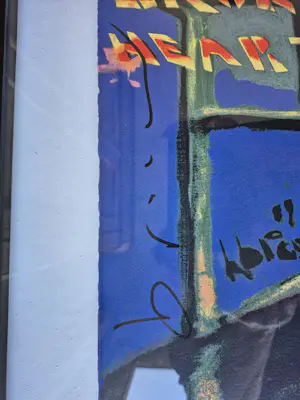 Herman Brood - What becomes of the broken hearted - zeefdruk, gesigneerd r,o, kopen? Bied vanaf 495!