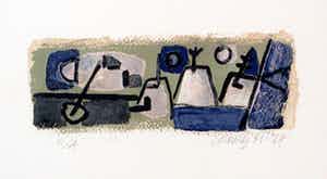 Corneille - Ingelijste litho: April in Paris - 1987 verkocht voor € 150!